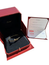 Cartier Juste Un Clou Small Model Brilliant-Cut Diamond Bracelet Rose Gold