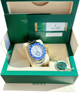 Rolex Yacht-Master II 44mm Mercedes Hands Steel Blue Ceramic Bezel Watch 116680