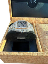 Cartier Santos De Cartier Skeleton Iced Out Two-Tone VVS Clariry Watch WHSA0015