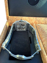 Cartier Santos De Cartier Skeleton Iced Out Two-Tone VVS Clariry Watch WHSA0015