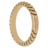 Damiani 18K Rose Gold Band Ring Timeless Italian Elegance 6.5 Size