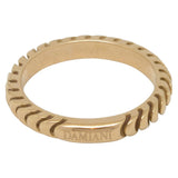Damiani 18K Rose Gold Band Ring Timeless Italian Elegance 6.5 Size