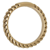 Damiani 18K Rose Gold Band Ring Timeless Italian Elegance 6.5 Size