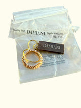 Damiani 18K Rose Gold Band Ring Timeless Italian Elegance 6.5 Size