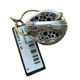 Damiani 1.85ct Pave Diamond Ring Wedding Band 18K White Gold F Color VS Clarity