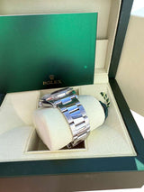 Rolex Oyster Perpetual Date 34mm MOP Diamond Dial & Diamond Bezel Watch 115200