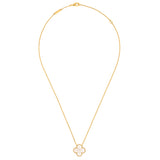 Van Cleef & Arpels Vintage Alhambra Pendant Mother of Pearl Stone 18K Gold