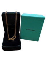Tiffany & Co HardWear Large Double Link Pendant 18K Yellow Gold