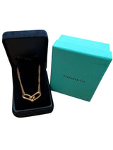 Tiffany & Co HardWear Large Double Link Pendant 18K Yellow Gold