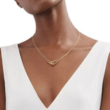 Tiffany & Co HardWear Large Double Link Pendant 18K Yellow Gold