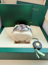 Rolex Oyster Perpetual 34mm Pink Dial Stainless Steel Men's Watch 124200