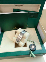 Rolex Oyster Perpetual 34mm Pink Dial Stainless Steel Men's Watch 124200