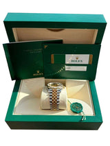Rolex Datejust 36mm Champagne Diamond Dial Steel Gold Jubilee Watch 126233