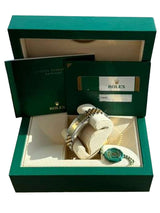 Rolex Datejust 36mm Champagne Diamond Dial Steel Gold Jubilee Watch 126233