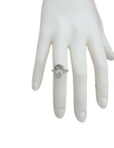 GIA Certified 4.00ct Pear-Shape With Baguette Diamond Platinum Engagement Ring