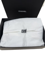 CHANEL Mini Rectangle With Handle Grey Lambskin Leather Bag Light Gold Hardware