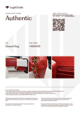 Chanel Lambskin Geometric Colorblock Medium Double Flap Red White