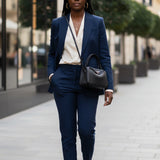 Hermes Lindy 26 Black Clemence Leather with Palladium Hardware Handbag