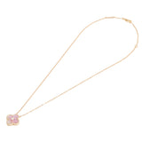 Van Cleef & Arpels Vintage Alhambra MOP Diamond Pendant Holiday Limited Edition