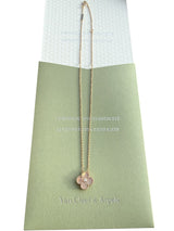 Van Cleef & Arpels Vintage Alhambra MOP Diamond Pendant Holiday Limited Edition