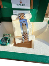 Rolex Datejust 36mm Champagne Diamond Dial Steel Gold Jubilee Watch 126233