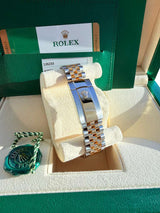 Rolex Datejust 36mm Champagne Diamond Dial Steel Gold Jubilee Watch 126233