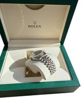 Rolex Datejust 36mm Grey Dial Gold Steel Jubilee Bracelet Men's Watch 16233