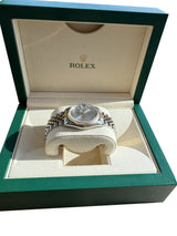 Rolex Datejust 36mm Grey Dial Gold Steel Jubilee Bracelet Men's Watch 16233