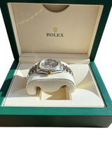 Rolex Datejust 36mm Grey Dial Gold Steel Jubilee Bracelet Men's Watch 16233
