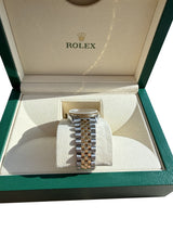 Rolex Datejust 36mm Grey Dial Gold Steel Jubilee Bracelet Men's Watch 16233