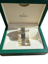 Rolex Datejust 36mm Grey Dial Gold Steel Jubilee Bracelet Men's Watch 16233