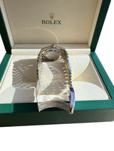 Rolex Datejust 36mm Grey Dial Gold Steel Jubilee Bracelet Men's Watch 16233