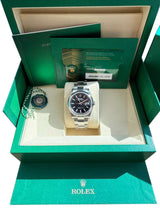 Rolex Datejust Black Dial Steel Smooth Bezel Watch 126200 (New 2026 Stickers)