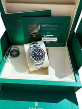 Rolex Datejust Black Dial Steel Smooth Bezel Watch 126200 (New 2026 Stickers)