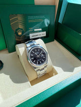 Rolex Datejust Black Dial Steel Smooth Bezel Watch 126200 (New 2026 Stickers)