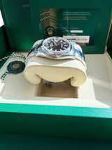 Rolex Datejust Black Dial Steel Smooth Bezel Watch 126200 (New 2026 Stickers)