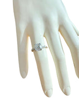 GIA Certified Natural 2.52ct Cushion Cut Diamond Platinum Engagement Ring