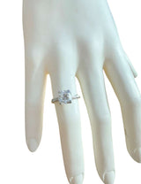 GIA Certified Natural 2.52ct Cushion Cut Diamond Platinum Engagement Ring
