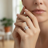 GIA Certified Natural 2.52ct Cushion Cut Diamond Platinum Engagement Ring