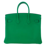 Hermès Birkin 25 Bambou Togo Leather With Gold Hardware Handbag Y Stamp 2020