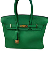 Hermès Birkin 25 Bambou Togo Leather With Gold Hardware Handbag Y Stamp 2020