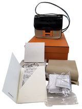 Hermès Constance Mini Black Alligator Leather With Gold hardware Handbag