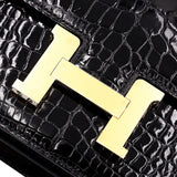 Hermès Constance Mini Black Alligator Leather With Gold hardware Handbag