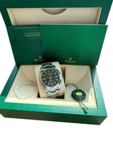 Rolex Milgauss 40mm Black Dial Green Crystal Stainless Steel Mens Watch 116400GV