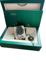 Rolex Milgauss 40mm Black Dial Green Crystal Stainless Steel Mens Watch 116400GV