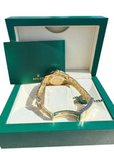 Rolex Submariner Date Yellow Gold Sunburst Blue Tritium Dial Men's Watch 16618