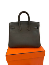 Hermès Birkin 25 Vert De Gris Togo Leather With Gold Hardware Handbag