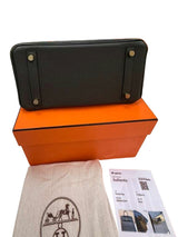 Hermès Birkin 25 Vert De Gris Togo Leather With Gold Hardware Handbag