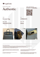 Hermès Birkin 25 Vert De Gris Togo Leather With Gold Hardware Handbag