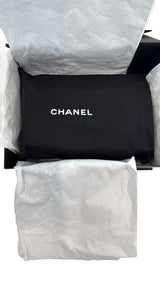 Chanel Classic Flap Medium Grey Leather CC Turn Lock Gold Tone Handbag